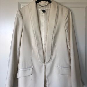 White House/Black Market; White/Ivory Blazer